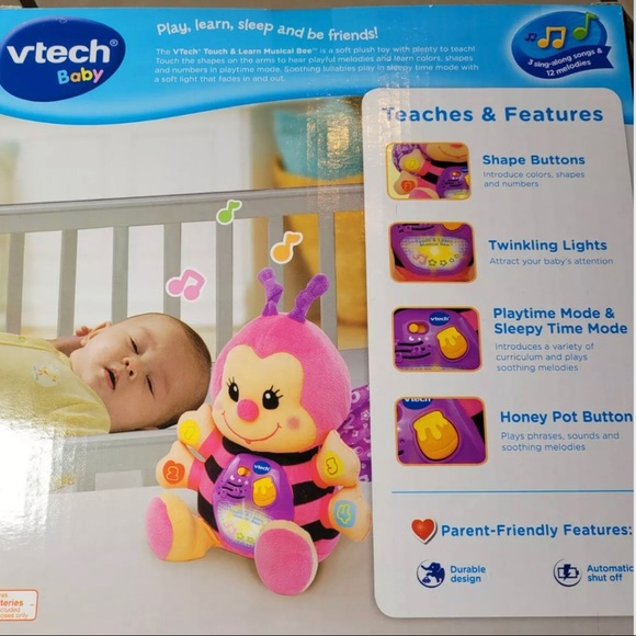 Touch and Learn Musical Bee Vtech NEW IN SEALED BOX - Picture 4 of 5